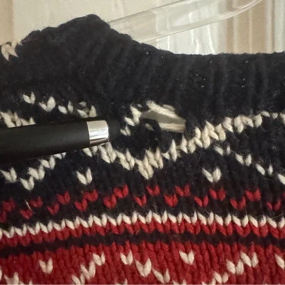 Vintage Polo Ralph Lauren Winter Moose Pullover Sweater Cashmere Angora Men's M - Picture 16 of 16